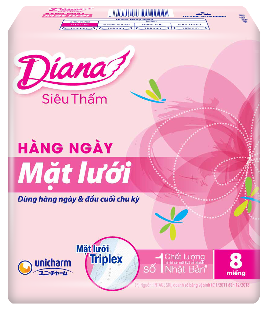 Diana Hàng Ngày Mặt Lưới Siêu Thấm